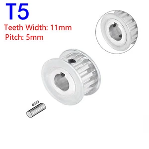 T5 12-60Zähne Zahnriemenrad Zahnriemenscheibe Breit11mm Riemenscheibe Mit Keyway - Picture 1 of 6