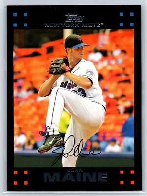 2007 Topps John Maine New York Mets #484 - Image 1 of 2
