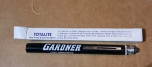 Vtg Totalite Finesse Pen Light Pocket Flash Light Advertising Light Working NOS  - Picture 1 of 6