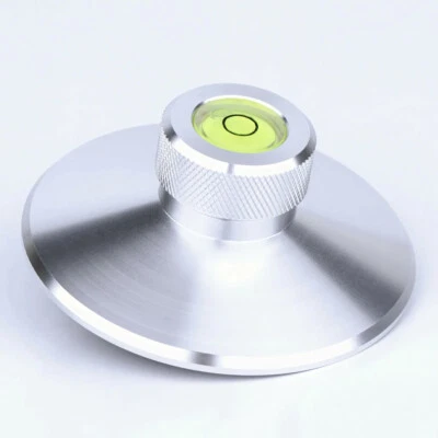 Estabilizador de abrazadera de peso de registro de tocadiscos de aluminio Preffair con nivel de burbuja nuevo Foto 1 de 4