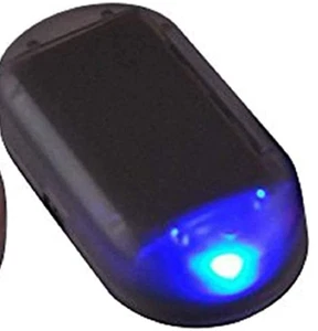 Car Solar Power Simulated Dummy Alarm, Anti-Theft LED Flashing Security Light - Picture 1 of 2