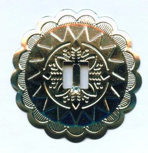 SET á  10  x  Conchos Conchas Biker  Western Indianer Nieten 52 mm si - Bild 1 von 1