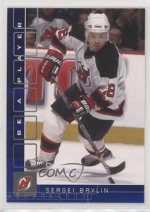2001-02 ITG Be A Player Memorabilia Sapphire /100 Sergei Brylin #166