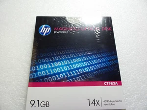 HP C7983A 5.25" 9.1GB optical disk rewritable 9.1GB MO Disk new shrink wraped - Picture 1 of 1