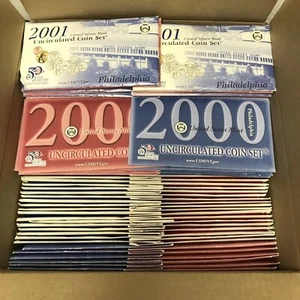 Lot of 84 - 1999-2006 US Mint P&D Uncirculated Coin Sets w State Quarters - Picture 1 of 5