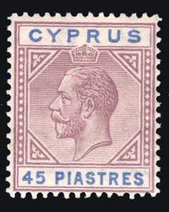 MOMEN: CYPRUS SG #99 1923 SCRIPT CA MINT OG NH £275++ LOT #66970* - Picture 1 of 2