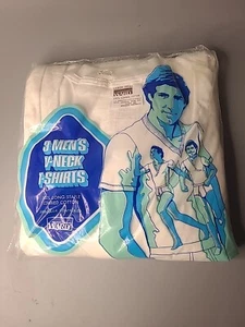 Vintage Montgomery Ward 3 Herren T-Shirts mit V-Ausschnitt Große 42-44 - Bild 1 von 5