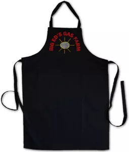 DELANTAL DE COCINA DE BARBACOA BIG ED'S GAS FARM Twin Peaks gasolinera letrero - Imagen 1 de 1