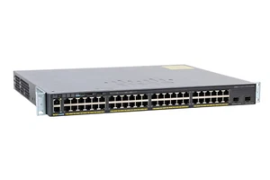 CISCO WS-C2960X-48 48x10/100/1000 Gigabit POE with stacking module - Picture 1 of 1