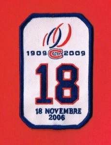 MONTREAL CANADIENS SERGE SAVARD #18 RETIREMENT NUMBER NHL PATCH - Picture 1 of 1
