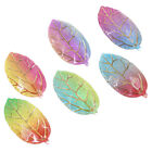  30 Pcs Bronzing Leaves Adornments for DIY Accessories Round Stickers Charm