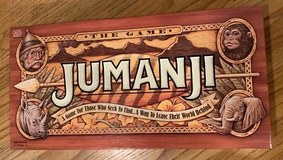 1995 Vintage Milton Bradley Original JUMANJI Board Game  Complete W/New Pieces - Image 1 of 4