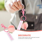Peach Cartoon Fruit Keychain Bag Pendant for Girl Gift