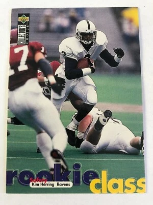 1997 Collector's Choice Kim Herring #38 Rookie RC Baltimore Ravens - Image 1 of 2