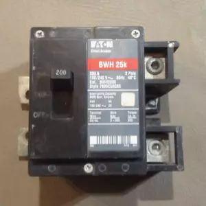 EATON BWH2200 INTERRUTTORE PRINCIPALE 200A 120/240V 2 POLI BWH 25k - Foto 1 di 7