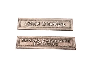 Lot de 2 barrettes Légion et MAE 📌4a. - Imagen 1 de 2