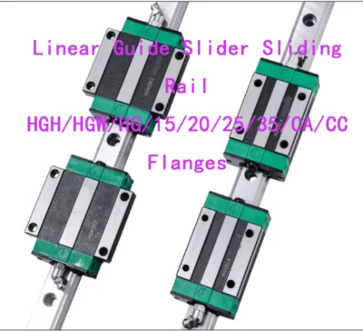 Bearing Steel Linear Guide Rail Slider Sliding Rail HGH HGW HG15 25 35 CA Flange