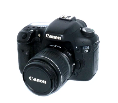 Canon EOS 7D 18.0MP Digital SLR Camera Kit w/ Canon  EF-S  18-55mm Lens - Image 1 of 3