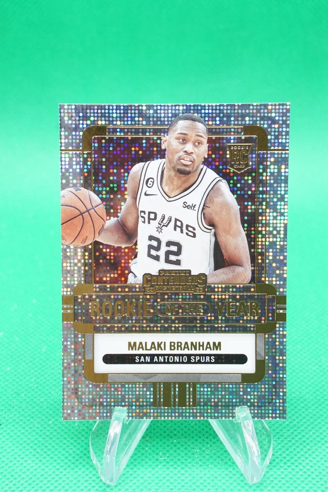 (2 Cards) 2022-23 Contenders Rookie of the Year Contenders 12 Malaki Branham AS1 - Image 1 of 4