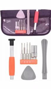 Security Bit Set 3.8mm 4.5 Screwdriver Tool Nintendo Switch NES SNES N64 W Case - Picture 1 of 11