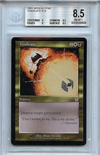 MTG Apocalypse Vindicate BGS 8.5 NM-MT+ Card WOTC 6609