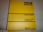 Teilekatalog / Spare Parts Catalog Yale Tractor Shovels Modell 6000 Englisch
