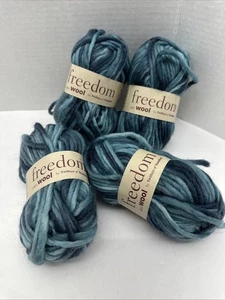 Twilley's of Stamford Freedom Wool Yarn 4 Teal Blue 100% Wolle Super Sperrgarn - Bild 1 von 8