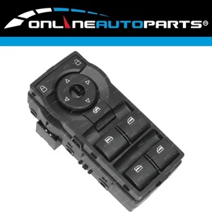 Power Window Master Switch w/ Red LED for Holden/HSV VE Series 2006-Onward - Picture 1 of 3