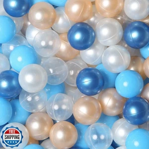 TRENDPLAY Plastic Balls for Ball Pits 2.4 Inch, Pack of 100 Hollow Balls, Per - Picture 1 of 5