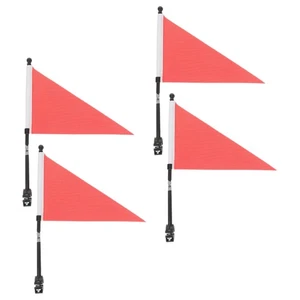 4 Sets Fahrrad Flagge Fahrrad Sicherheitsfahnen Kind Berg Zubehör - Bild 1 von 12