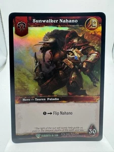 World of Warcraft TCG Elements Foil Hero Sunwalker Nahano - Picture 1 of 2