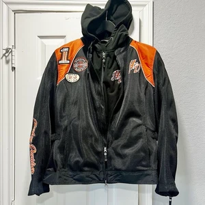 ¡Chaqueta original Harley Davidson para mujer 2XL dos en uno! Usado en excelente estado! - Imagen 1 de 23