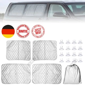 4er Thermoschutz Seitenfenster Sonnenschutz Frostschutz Abdeckung Für VW T5 T6 - Bild 1 von 17