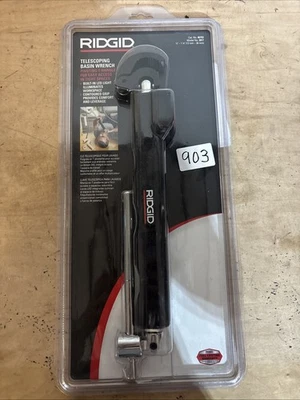 NEW Ridgid Telescoping Basin Wrench 1/2"-1" - With LED Light- Model 2017 -903 - Image 1 of 2