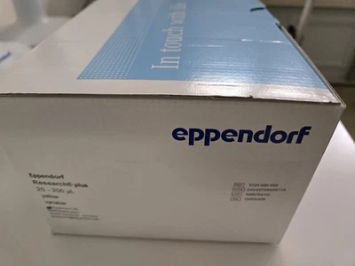 Eppendorf Research Plus 20-200UL 可调移液器 移液器 全新带盒 — 第 1/4 张图片