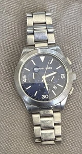 Orologio MICHAEL KORS Uomo Gareth BLU 43mm Quadrante Cronografo SS MK8451 $275 - Foto 1 di 6