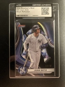 Juan Soto 2024 Bowman’s Best Black/10 - Imagen 1 de 2