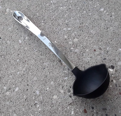All-Clad Ladle 6 oz Stainless Steel Nylon Nonstick Kitchen Cooking Utensil - Image 1 of 4