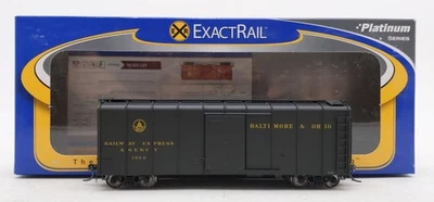 ExactRail EPS-90055-5 HO Scale Baltimore & Ohio M-53 Wagontop Box Car #1956 LN - Image 1 of 4
