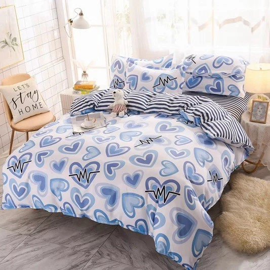 Juegos De Funda Nórdica Reversíveis Kin Y Queen Size 4 Piezas - Imagem 1 de 1