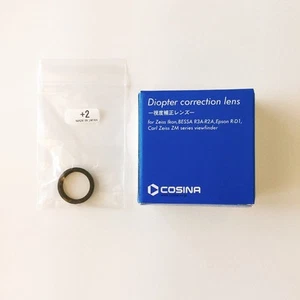 【MINT】COSINA Diopter Correction Lens +2.0 for ZEISS Viewfinder, BESSA R3A R2A ZM - Picture 1 of 12
