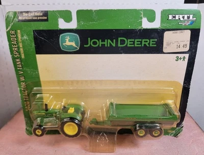 ERTL John Deere 5020 Tractor With V Tank Spreader Die-Cast Metal Toy 2007 - Image 1 of 4