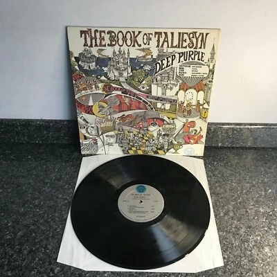 LP VINYL RECORD DEEP PURPLE ALBUM THE BOOK OF TALIESYN US 1ST PRESS 1968 EX/EX - Image 1 of 4