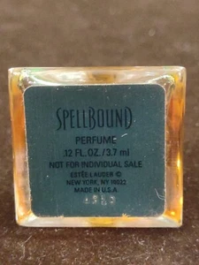 SPELLBOUND Perfume Estee Lauder Vintage Mini .12oz/3.7ml  - Perfume - Picture 1 of 2