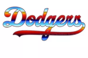 Los Angeles Dodgers Sticker-Serape color inspired -Die Cut Vinyl Sticker-MLB - Picture 1 of 3