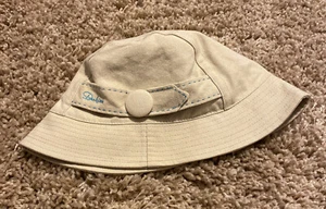 Dakine Tan Bucket Hat Teal Accent Stitching *EUC* Summer Beach Travel Casual Fun - Picture 1 of 8