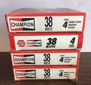 Genuine Champion Spark Plug #38 N12YC Pack of 8 Plugs Fits MOPAR 318 360 Engine - Picture 1 of 1