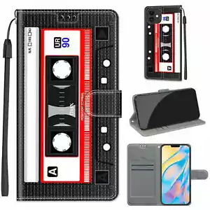 Tape Wallet Cover Case For 14 15 S23 S22 Huawei Xiaomi ZTE Sony OPPO Nokia Moto - Picture 1 of 12