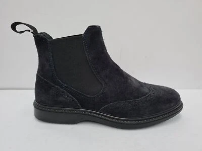 Grisport Tronchetto Uomo In Pelle Scamosciata con Elastici - Colore : Blue Scuro