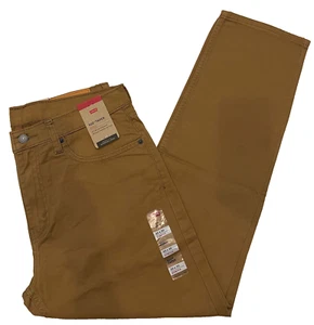 Men's Levis 502 Regular Taper Stretch Jeans 33X30 #0100 Caraway (Brown) W33L30 - Picture 1 of 10